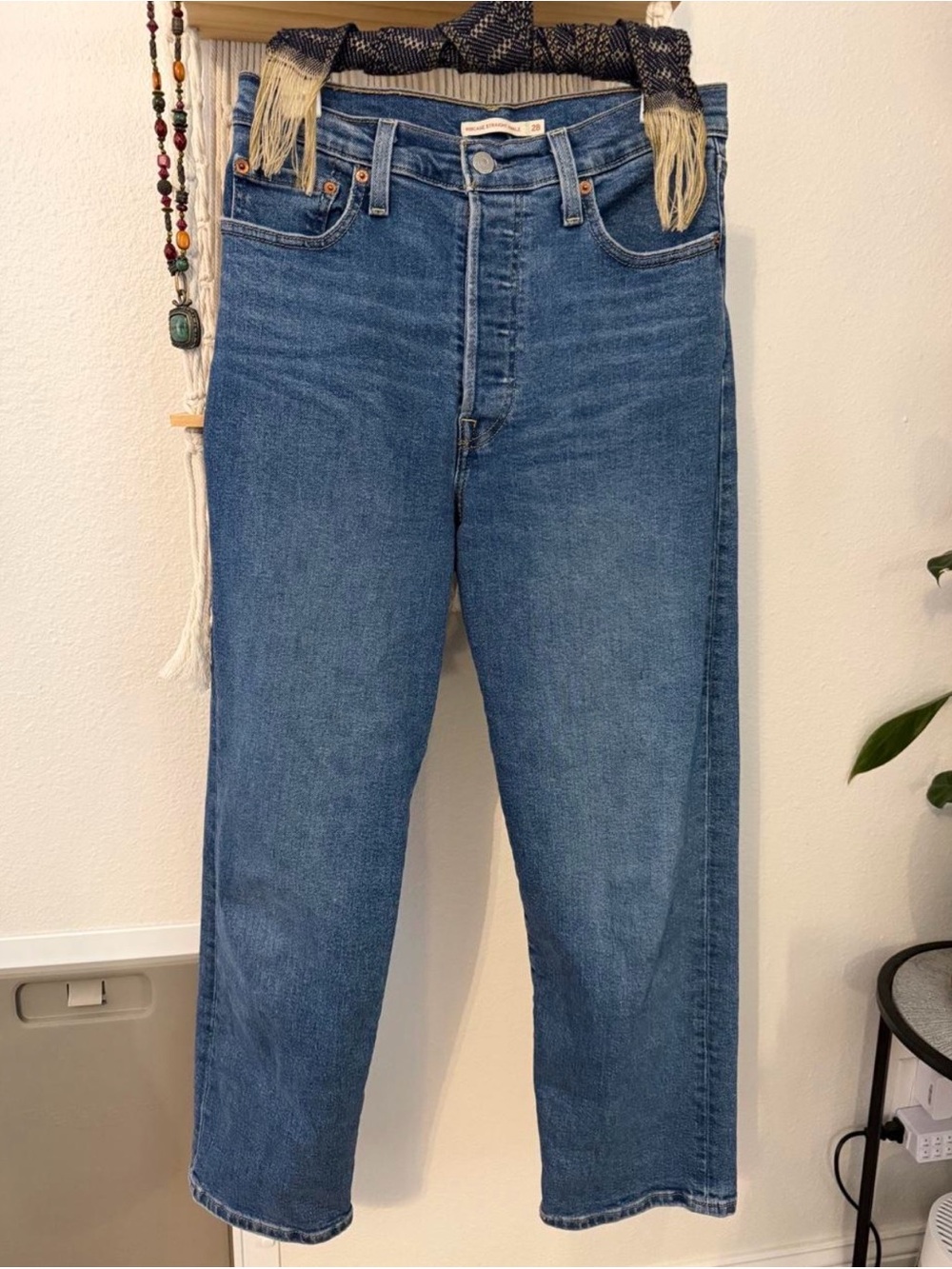Levi’s Ribcage Straight Leg Women's Jeans - Blue